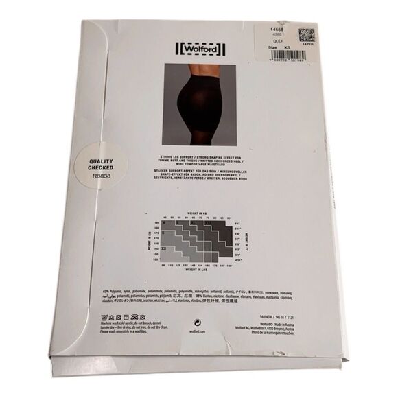 Wolford Gobi Sheer Tights Pure 30 Complete Support Tights  New Size XS - Picture 3 of 6